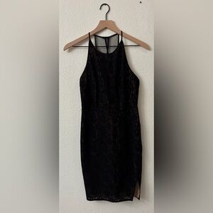 New-BcbgMaxazria Tenya Black lace Cocktail dress size 2